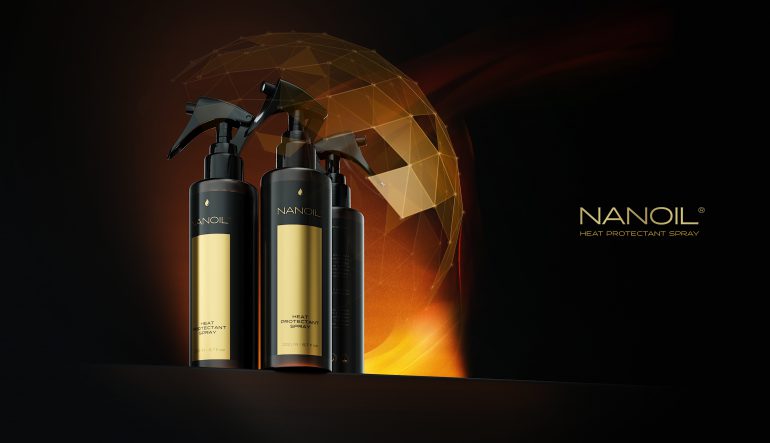spray de proteção térmica para cabelo Nanoil