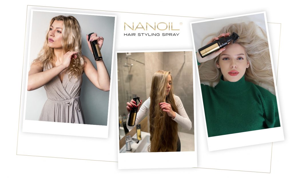 nanoil spray para melhor controlo do cabelo