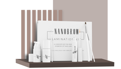 kit laminação de sobrancelhas nanobrow