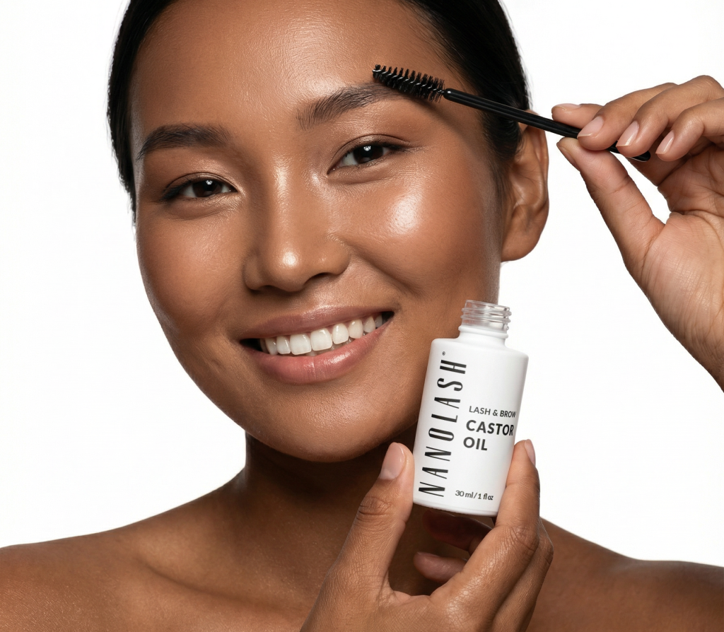 óleo de rícino sobrancelhas nanolash